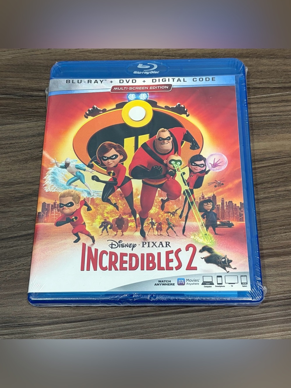 2018 Disney Pixar Incredibles 2 Blu-Ray DVD Multi-Screen Edition Sealed